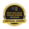 2026 Award Winner Badge Most Inclusive Diverse